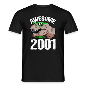 T-Rex Party Star Look Retro Look Cadeau - T-shirt homme - noir - Devant - AI Model Male 178 light (178cm)