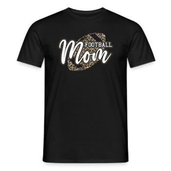Élégant Football Mom Wild Print - T-shirt homme - noir - Devant - AI Model Male 178 light (178cm)