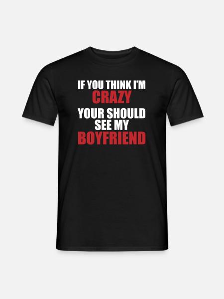Friend? Crazy & fascinating! - Men's T-Shirt - black