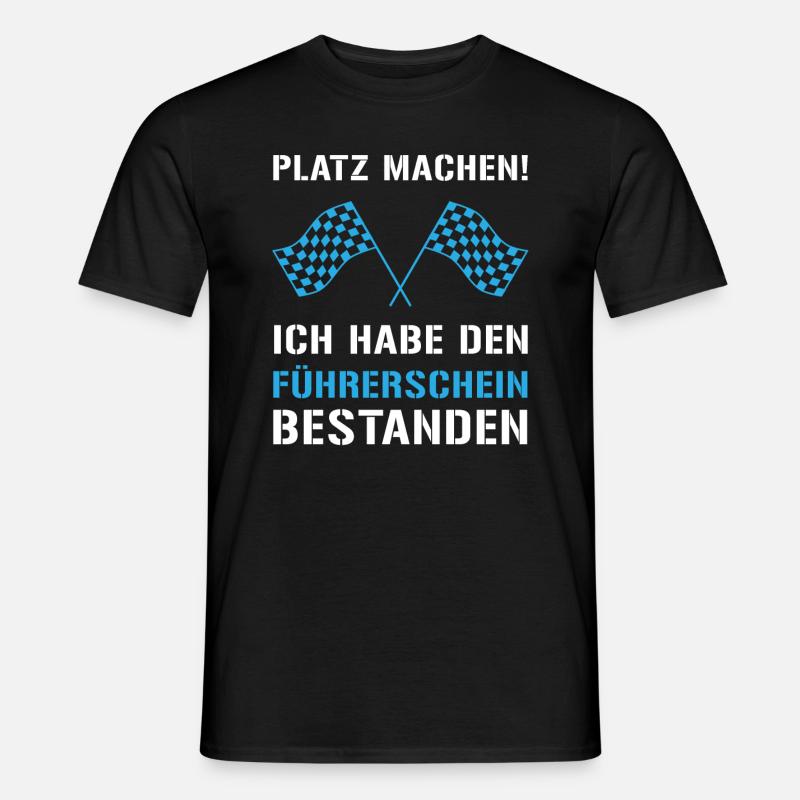 Führerschein Weg frei! - Männer T-Shirt - Schwarz