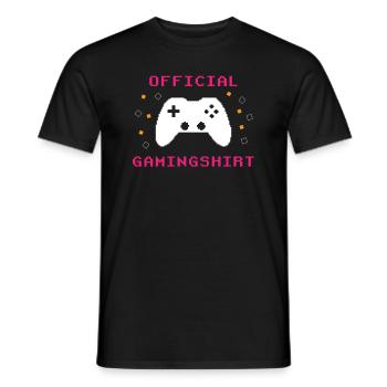 Gamer's Paradise: Spiel ohne Grenzen - Männer T-Shirt - Schwarz - Vorne - AI Model Male 178 light (178cm)