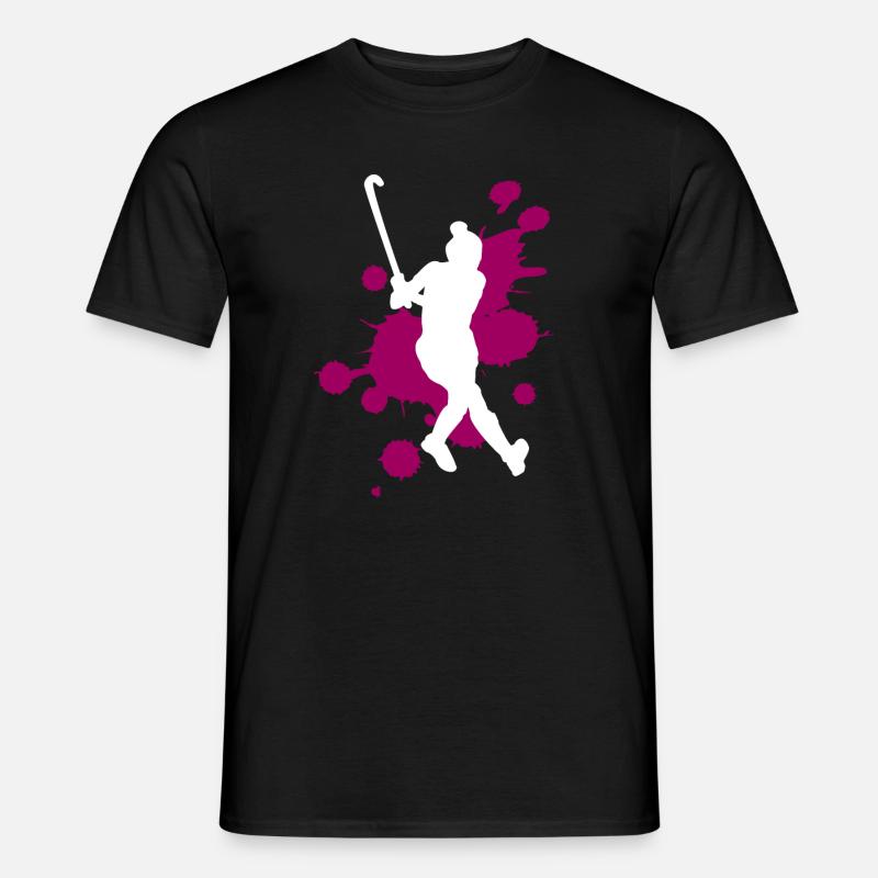 Kreative Farbspritzer Kunstexplosion - Männer T-Shirt - Schwarz