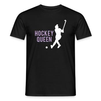 Couronne de Reine du Hockey sur Glace Cool Sportswoman - T-shirt homme - noir - Devant - AI Model Male 178 light (178cm)