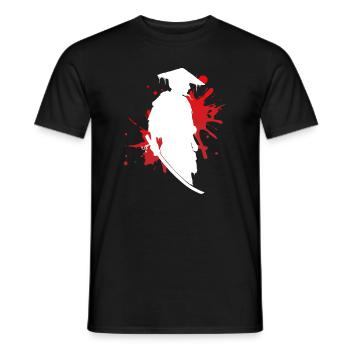Samurai Krieger Stolz & Ehre Geschenk - Männer T-Shirt - Schwarz - Vorne - AI Model Male 178 light (178cm)