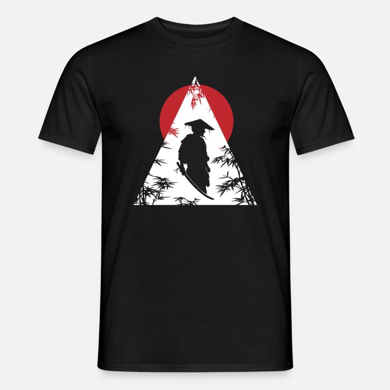 Samurai Guardian Simplicité élégante - T-shirt homme - noir