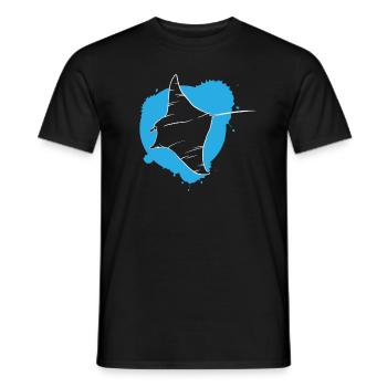 Rochen im Riff Ozeanischer Geist Geschenk - Männer T-Shirt - Schwarz - Vorne - AI Model Male 178 light (178cm)