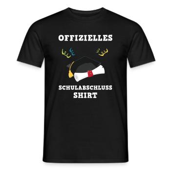 Abschluss Hut Feier Erfolg Geschenk - Männer T-Shirt - Schwarz - Vorne - AI Model Male 178 light (178cm)