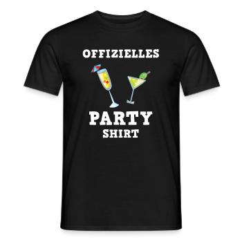 Cocktail Party Stimmung Hoch Genuss - Männer T-Shirt - Schwarz - Vorne - AI Model Male 178 light (178cm)