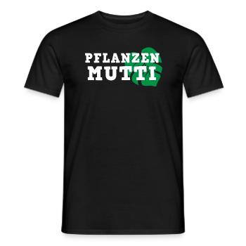 Zen Pflanzen Mutti Botanische Gelassenheit - Männer T-Shirt - Schwarz - Vorne - AI Model Male 178 light (178cm)
