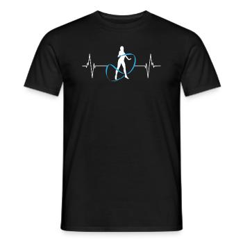 Heart of Gymnastics - Band & Rhythm - Men's T-Shirt - black - Front - AI Model Male 178 light (178cm)