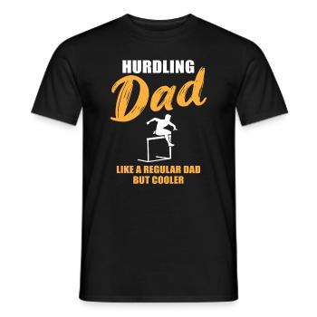 Papa cool qui court sur les haies - T-shirt homme - noir - Devant - AI Model Male 178 light (178cm)