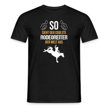 Le cavalier de rodéo le plus cool du monde - T-shirt homme - noir - Devant - AI Model Male 178 light (178cm)