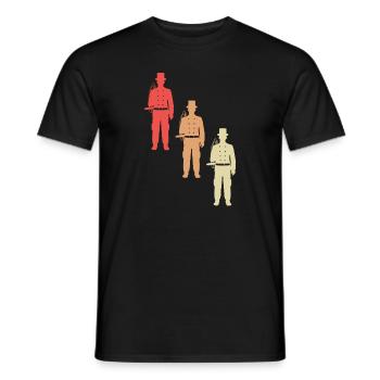 Bunte Welt der Schornsteinfeger - Männer T-Shirt - Schwarz - Vorne - AI Model Male 178 light (178cm)