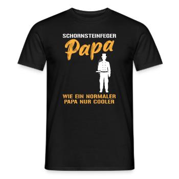Le papa ramoneur le plus cool - T-shirt homme - noir - Devant - AI Model Male 178 light (178cm)