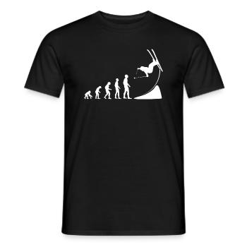 De l’instinct primaire à l’acrobatie aérienne - T-shirt homme - noir - Devant - AI Model Male 178 light (178cm)