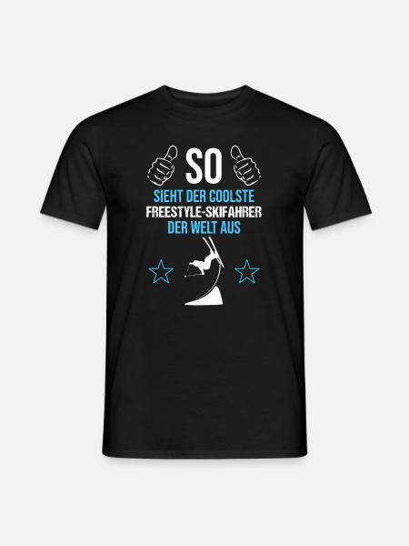Coolest Freestyle Ski Pro - Men's T-Shirt - black