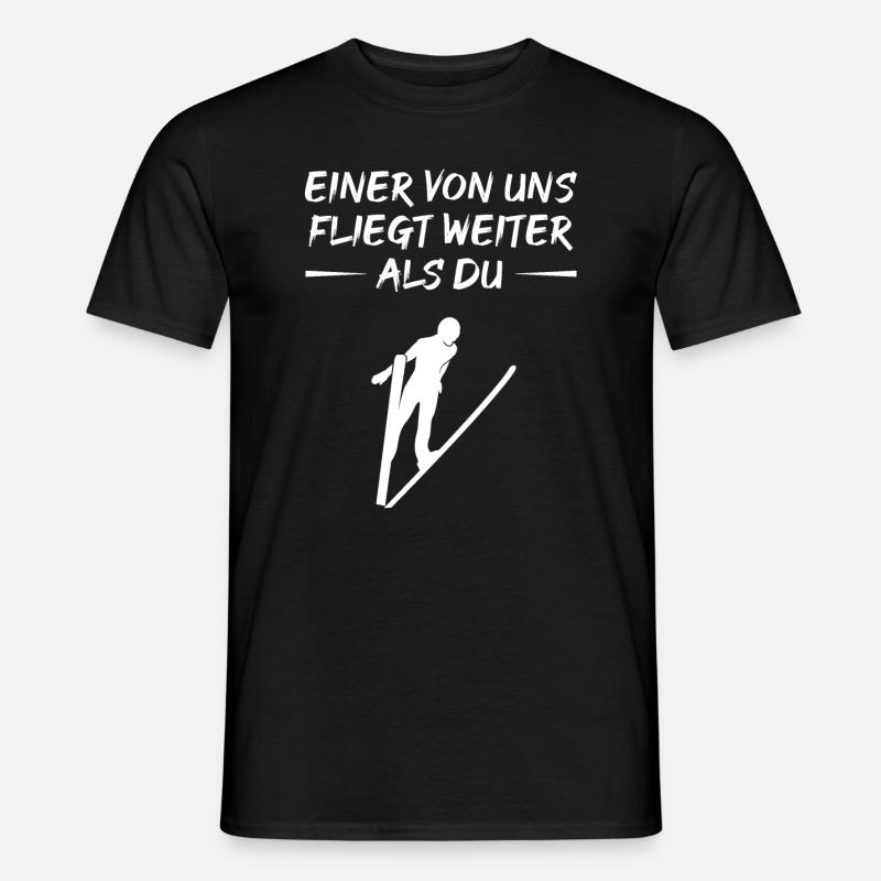 Weitflug-Champion Design - Männer T-Shirt - Schwarz