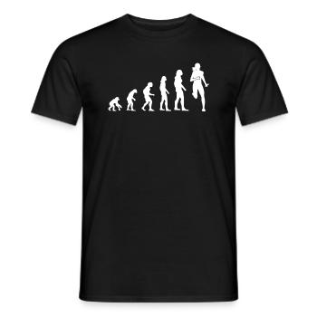 Elegance in Running - Relay Runner Power - Men's T-Shirt - black - Front - AI Model Male 178 light (178cm)