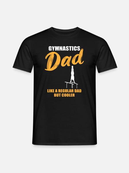 Papa gymnastique - Plus que cool - T-shirt homme - noir