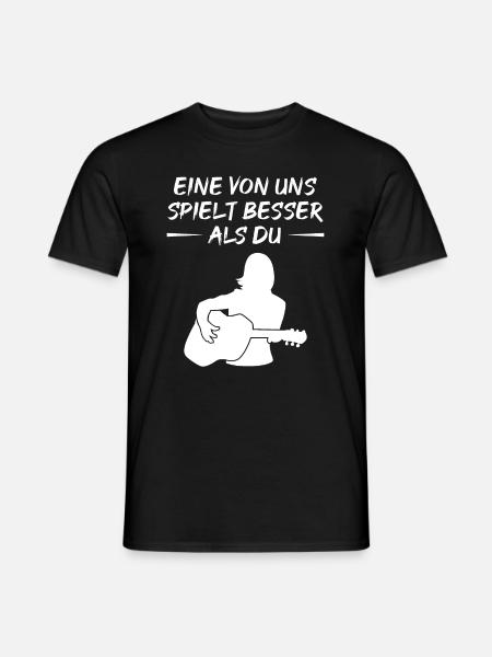 Better Guitar Playing Challenge - Men's T-Shirt - black
