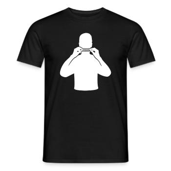 Harmonica Melody Virtuoso - Men's T-Shirt - black - Front - AI Model Male 178 light (178cm)