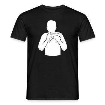 Panflutes Virtuosos Harmony Master - Men's T-Shirt - black - Front - AI Model Male 178 light (178cm)
