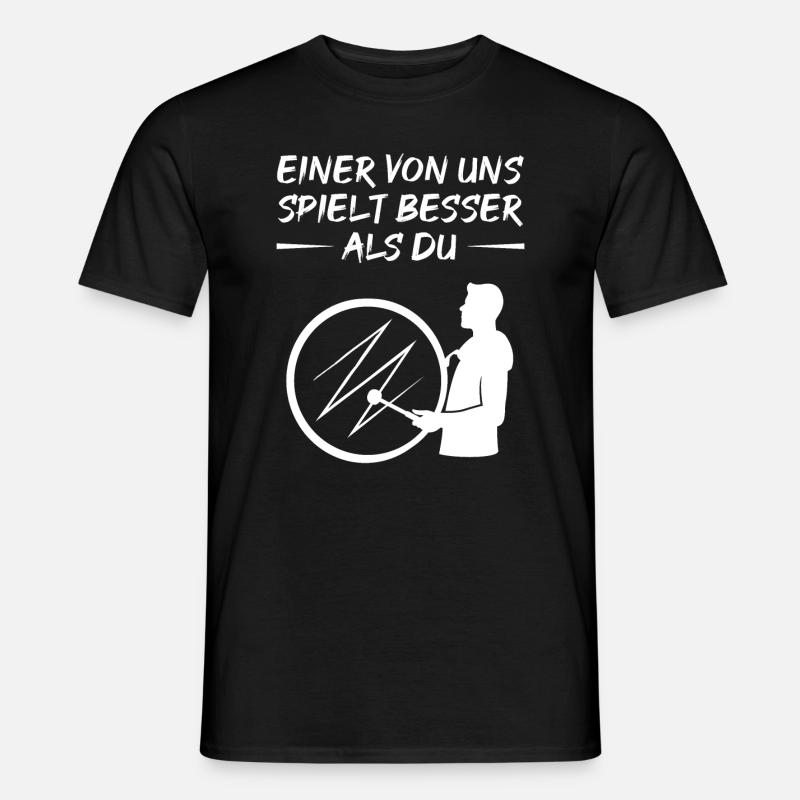 Drum Master Superiority Gift - Men’s T-shirt - black