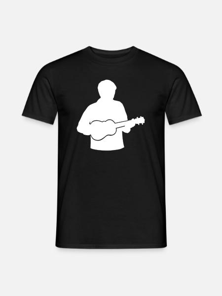 Ukulele Rhythm Lucky Melody Gift - Men's T-Shirt - black