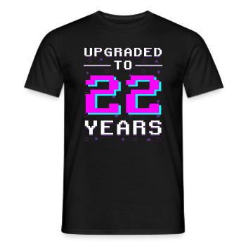 22 & Retro Gamer : Jeu sans limites - T-shirt homme - noir - Devant - AI Model Male 178 light (178cm)