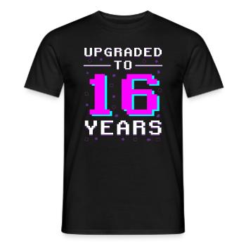 Sweet 16: Retro Gaming Legend - Men's T-Shirt - black - Front - AI Model Male 178 light (178cm)