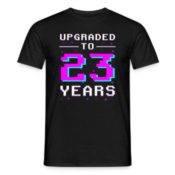 Epic Level 23 - Gamer Vintage Style - T-shirt homme - noir - Devant - AI Model Male 178 light (178cm)