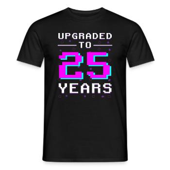 25 ans de l’anniversaire du Pixel Gamer Honor - T-shirt homme - noir - Devant - AI Model Male 178 light (178cm)