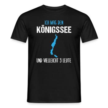Königssee & 3 Freunde - C’est tout ce dont vous avez besoin ! - T-shirt homme - noir - Devant - AI Model Male 178 light (178cm)