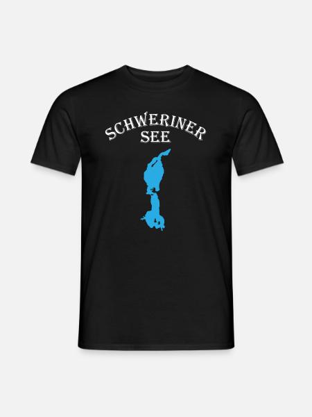 Lake Schwerin - Natural Jewel - Men's T-Shirt - black