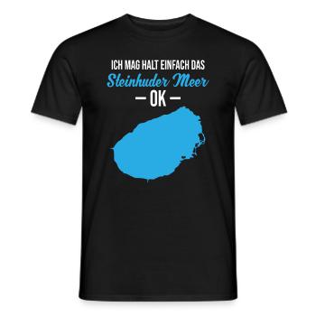 Tout simplement Steinhuder Meer Okay - T-shirt homme - noir - Devant - AI Model Male 178 light (178cm)