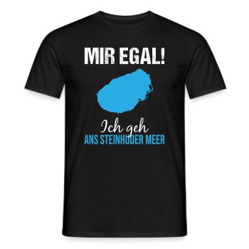 Peu importe que je vais Steinhuder Meer - cadeau - T-shirt homme - noir - Devant - AI Model Male 178 light (178cm)