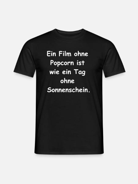 Movie Night Poster - Men's T-Shirt - black