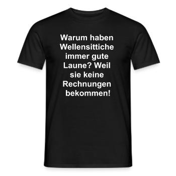 Geschenkidee für Vogelfreunde - Männer T-Shirt - Schwarz - Vorne - AI Model Male 178 light (178cm)