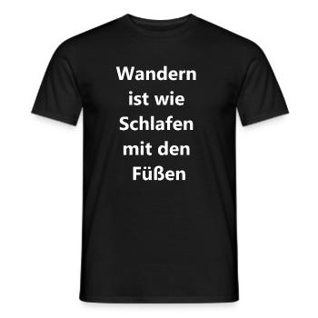 Sleepwalker Gift - Men's T-Shirt - black - Front - AI Model Male 178 light (178cm)
