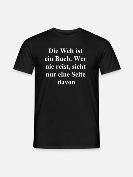 Wanderlust Gift - Men's T-Shirt - black