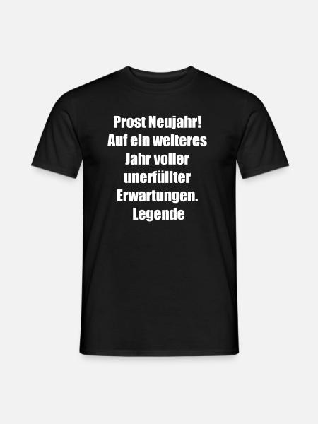 New Year's Eve gift - Men's T-Shirt - black