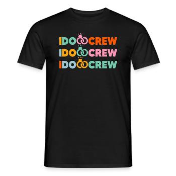 I Do Crew Gift - Men's T-Shirt - black - Front - AI Model Male 178 light (178cm)