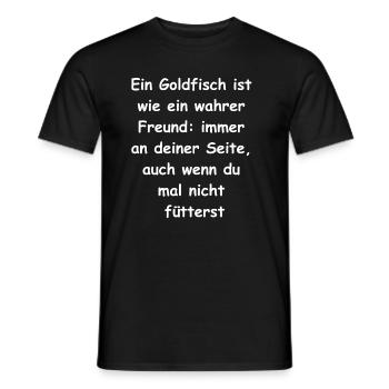 Fischiges Geschenk - Männer T-Shirt - Schwarz - Vorne - AI Model Male 178 light (178cm)