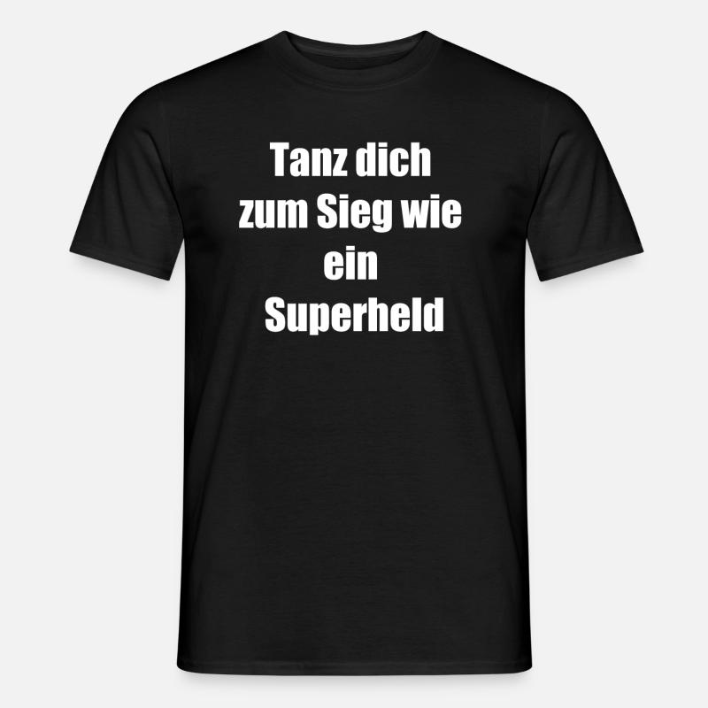Superhero Dance Geschenk - Männer T-Shirt - Schwarz