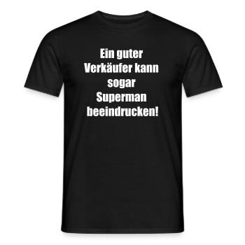 Le cadeau pour le meilleur vendeur du monde - T-shirt homme - noir - Devant - AI Model Male 178 light (178cm)