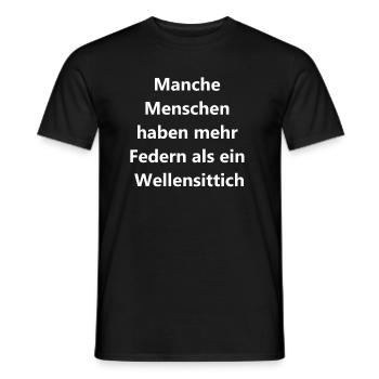 Funny gift for friends - Men's T-Shirt - black - Front - AI Model Male 178 light (178cm)