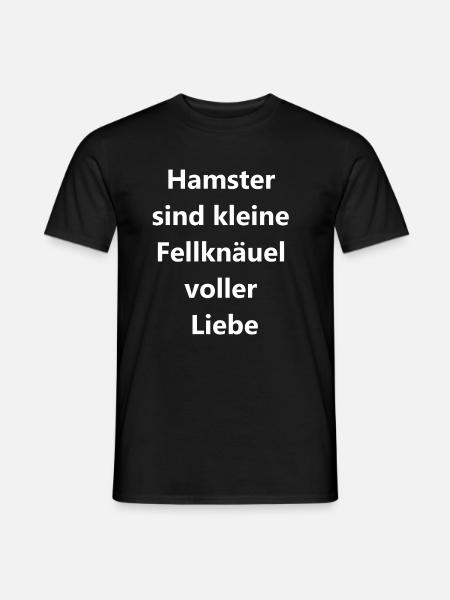 Hamster gift - Men's T-Shirt - black
