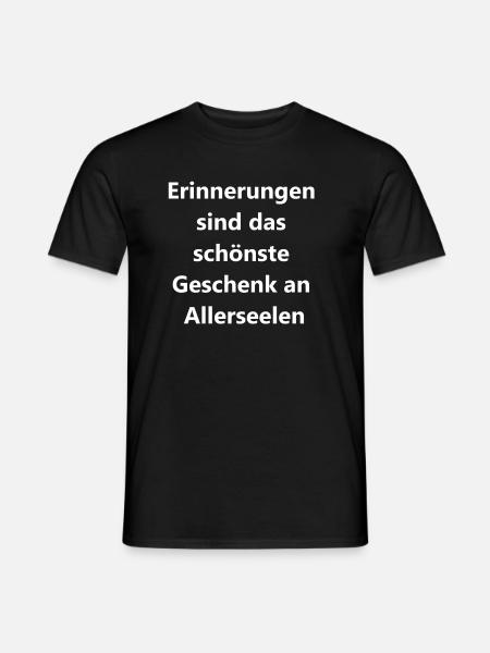Allerseelen-Geschenk - Männer T-Shirt - Schwarz