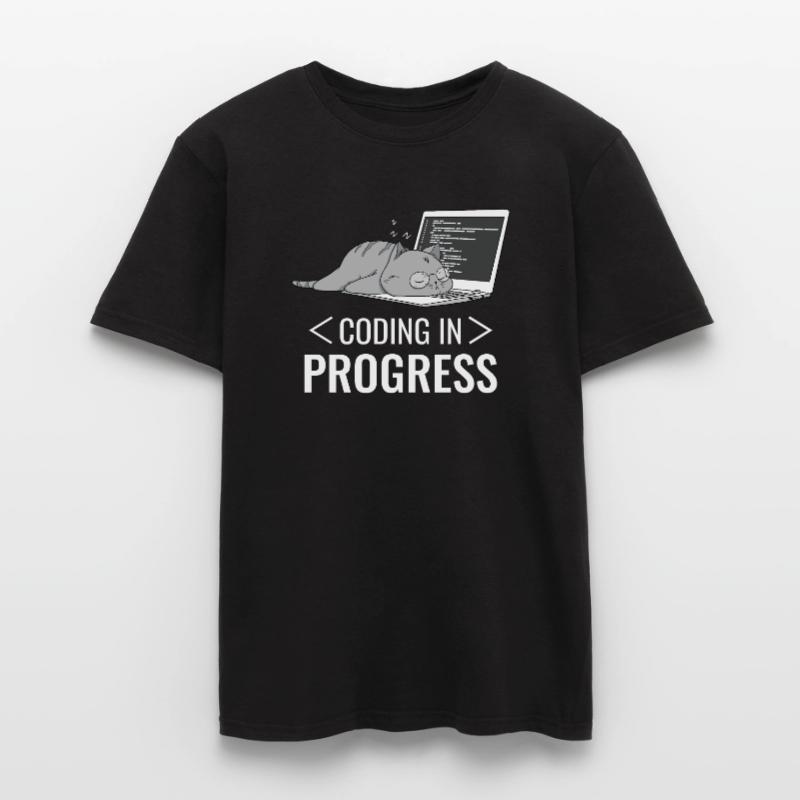 Programmation Informatique Nerd Cat T-shirt homme