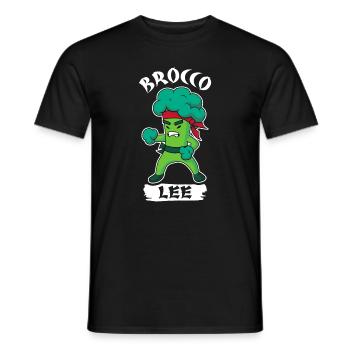 Brocco Lee Broccoli Meme - T-shirt homme - noir - Devant - AI Model Male 178 light (178cm)